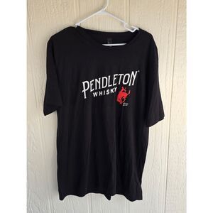 Pendleton Whisky Black Short Sleeve Graphic Tee, Size XL